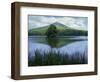 Peaks of Otter, Abbott Lake, Blue Ridge Parkway, Virginia, USA-Charles Gurche-Framed Photographic Print