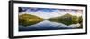 Peaks Of Otter lake reflections panorama, Blue Ridge Parkway, USA.-Anna Miller-Framed Photographic Print