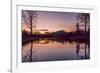 Peaks of Otter sunset-Belinda Shi-Framed Photographic Print