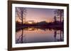 Peaks of Otter sunset-Belinda Shi-Framed Photographic Print