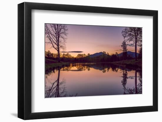 Peaks of Otter sunset-Belinda Shi-Framed Photographic Print