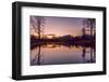 Peaks of Otter sunset-Belinda Shi-Framed Photographic Print