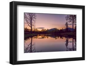 Peaks of Otter sunset-Belinda Shi-Framed Photographic Print