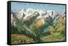 Peaks of the Upper Engadine, Swiss Alps-null-Framed Stretched Canvas