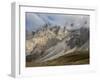 Peaks towering over Val Venegia seen from Passo Costazza, Italy.-Martin Zwick-Framed Photographic Print