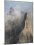 Peaks towering over Val Venegia seen from Passo Costazza. Pale di San Martino in the Dolomites-Martin Zwick-Mounted Photographic Print