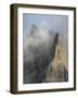 Peaks towering over Val Venegia seen from Passo Costazza. Pale di San Martino in the Dolomites-Martin Zwick-Framed Photographic Print