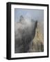 Peaks towering over Val Venegia seen from Passo Costazza. Pale di San Martino in the Dolomites-Martin Zwick-Framed Photographic Print