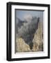 Peaks towering over Val Venegia seen from Passo Costazza.-Martin Zwick-Framed Photographic Print