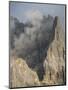 Peaks towering over Val Venegia seen from Passo Costazza.-Martin Zwick-Mounted Photographic Print