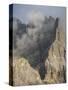 Peaks towering over Val Venegia seen from Passo Costazza.-Martin Zwick-Stretched Canvas