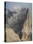 Peaks towering over Val Venegia seen from Passo Costazza.-Martin Zwick-Stretched Canvas