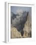 Peaks towering over Val Venegia seen from Passo Costazza.-Martin Zwick-Framed Photographic Print