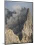 Peaks towering over Val Venegia seen from Passo Costazza.-Martin Zwick-Mounted Photographic Print