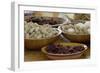 Peanuts, Eggs, and Dried Berries for Breakfast at a Reenactment on the Yorktown Battlefield-null-Framed Giclee Print