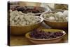 Peanuts, Eggs, and Dried Berries for Breakfast at a Reenactment on the Yorktown Battlefield-null-Stretched Canvas