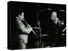 Peanuts Hucko and Billy Butterfield Playing at Potters Bar, Hertfordshire, 1986-Denis Williams-Stretched Canvas