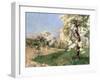 Pear Blossoms, Villiers-De-Bel-Childe Hassam-Framed Giclee Print