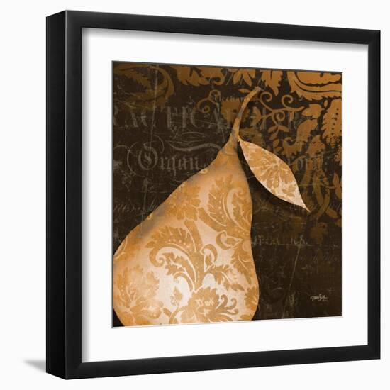 Pear Damask-Diane Stimson-Framed Art Print