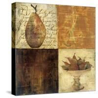 Pear du Jour I-Liz Jardine-Stretched Canvas