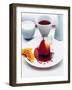 Pear in Red Wine-Steve Baxter-Framed Photographic Print