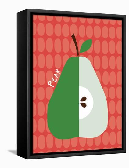 Pear Print-null-Framed Stretched Canvas