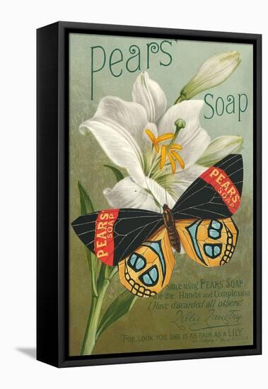 Pear's Soap Ad, Lily-null-Framed Stretched Canvas