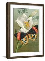 Pear's Soap Ad, Lily-null-Framed Art Print