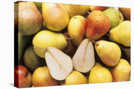 Pear Still Life-Foodcollection-Stretched Canvas