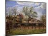 Pear Tree and Flowers in Eragny, Morning-Camille Pissarro-Mounted Giclee Print