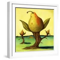 Pear Trees 2-Leah Saulnier-Framed Giclee Print