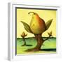 Pear Trees 2-Leah Saulnier-Framed Giclee Print