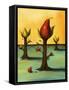 Pear Trees 3-Leah Saulnier-Framed Stretched Canvas