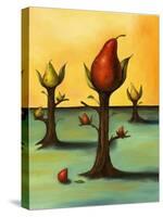 Pear Trees 3-Leah Saulnier-Stretched Canvas