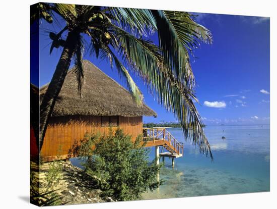 Pearl Beach Resort, Akitua Motu, Aitutaki, Cook Islands-Walter Bibikow-Stretched Canvas