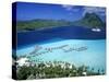 Pearl Beach Resort, Bora Bora, French Polynesia-Walter Bibikow-Stretched Canvas