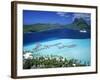 Pearl Beach Resort, Bora Bora, French Polynesia-Walter Bibikow-Framed Photographic Print