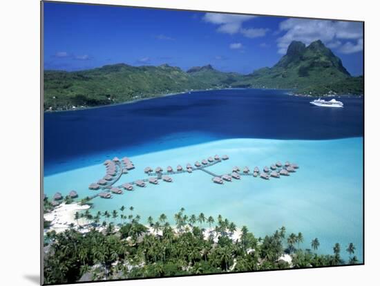 Pearl Beach Resort, Bora Bora, French Polynesia-Walter Bibikow-Mounted Photographic Print