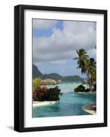 Pearl Beach Resort, Bora-Bora, Leeward Group, Society Islands, French Polynesia-Sergio Pitamitz-Framed Photographic Print