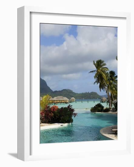 Pearl Beach Resort, Bora-Bora, Leeward Group, Society Islands, French Polynesia-Sergio Pitamitz-Framed Photographic Print