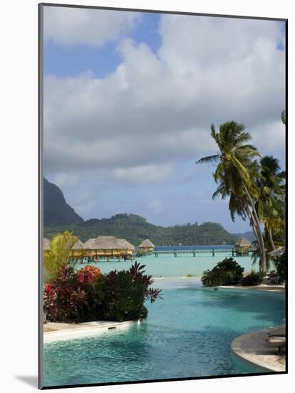 Pearl Beach Resort, Bora-Bora, Leeward Group, Society Islands, French Polynesia-Sergio Pitamitz-Mounted Photographic Print