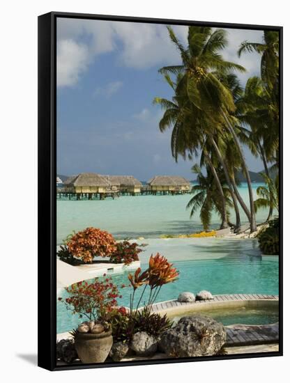 Pearl Beach Resort, Bora-Bora, Leeward Group, Society Islands, French Polynesia-Sergio Pitamitz-Framed Stretched Canvas