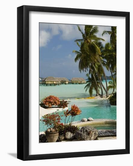 Pearl Beach Resort, Bora-Bora, Leeward Group, Society Islands, French Polynesia-Sergio Pitamitz-Framed Photographic Print