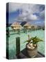 Pearl Beach Resort, Bora-Bora, Leeward Group, Society Islands, French Polynesia-Sergio Pitamitz-Stretched Canvas