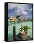 Pearl Beach Resort, Bora-Bora, Leeward Group, Society Islands, French Polynesia-Sergio Pitamitz-Framed Stretched Canvas