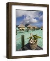 Pearl Beach Resort, Bora-Bora, Leeward Group, Society Islands, French Polynesia-Sergio Pitamitz-Framed Photographic Print