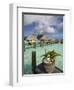 Pearl Beach Resort, Bora-Bora, Leeward Group, Society Islands, French Polynesia-Sergio Pitamitz-Framed Photographic Print