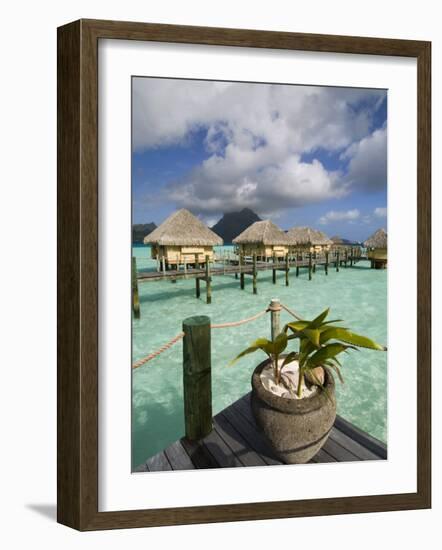 Pearl Beach Resort, Bora-Bora, Leeward Group, Society Islands, French Polynesia-Sergio Pitamitz-Framed Photographic Print