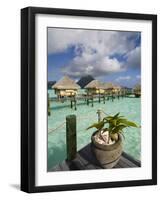 Pearl Beach Resort, Bora-Bora, Leeward Group, Society Islands, French Polynesia-Sergio Pitamitz-Framed Photographic Print