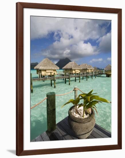 Pearl Beach Resort, Bora-Bora, Leeward Group, Society Islands, French Polynesia-Sergio Pitamitz-Framed Photographic Print